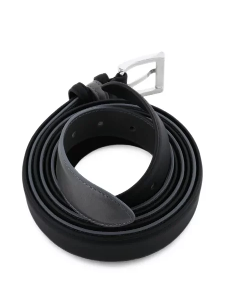 Cu centură curea Julie Kegels din piele negru