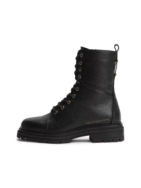 TOMMY HILFIGER Ghete cu șireturi negru