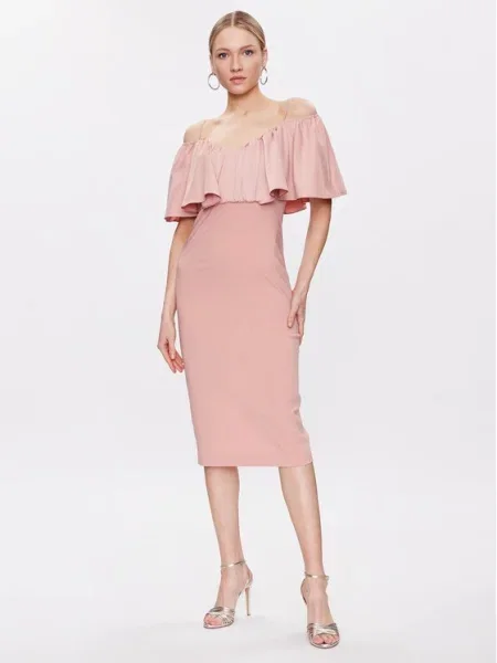 Pinko Rochie cocktail La Carlota roz