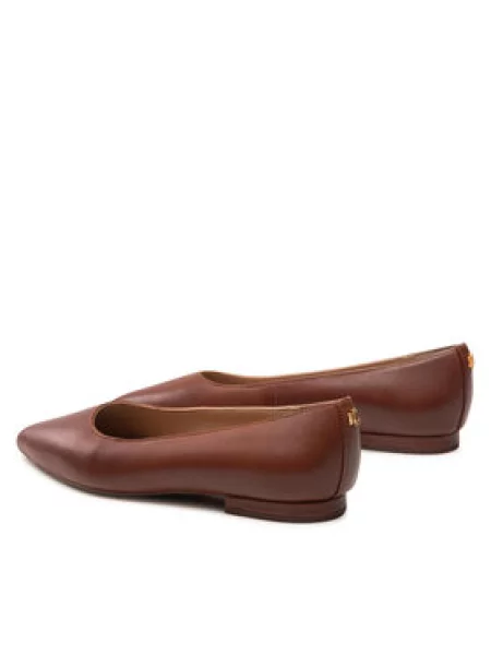 LAUREN RALPH LAUREN Balerinos Londyn ruda