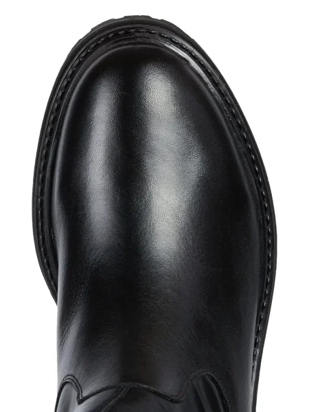 Botine Geox din piele negru