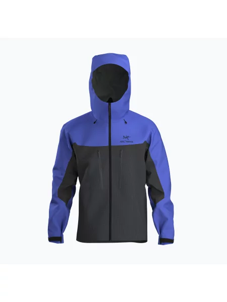 Férfi Arcteryx Alpha electra / zafír esőkabát Alpha fekete