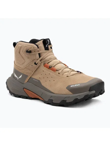 Încălțăminte de trekking pentru bărbați Salewa Pedroc 2 Leather Mid PTX quicksand/bungee cord