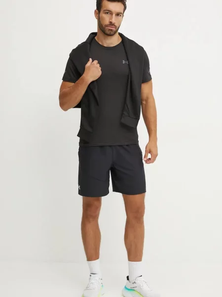 Under Armour Kratka majica za tek Seamless Stride črna