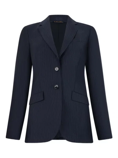 Sacou Brooks Brothers de lână cu dungi albastru