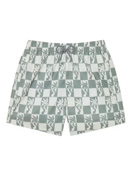 Kupaće gaće Boardies s printom zelena