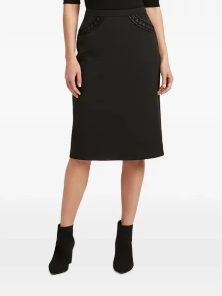 Fustă tip creion Elie Saab negru