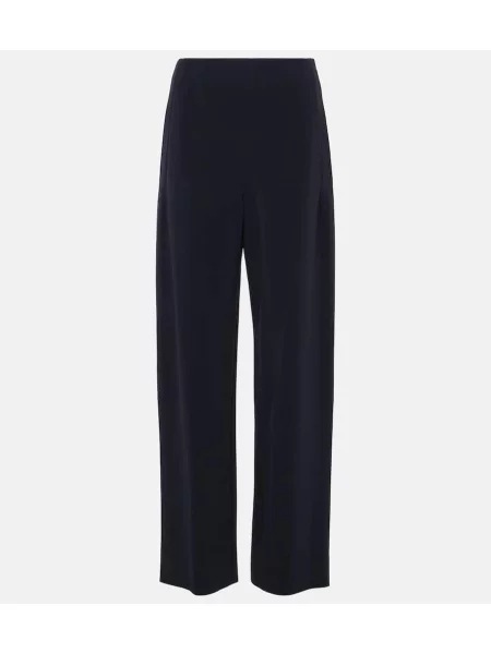 Spodnie Fforme z wysoką talią niebieskie