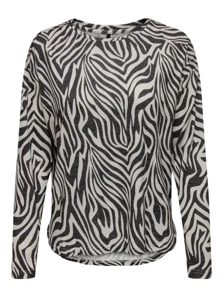 ONLY Tricou TURIS bej negru