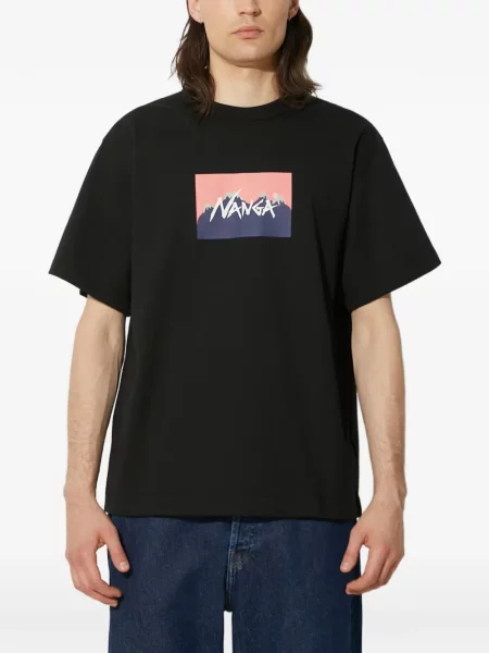 Tricou Nanga cu imagine negru