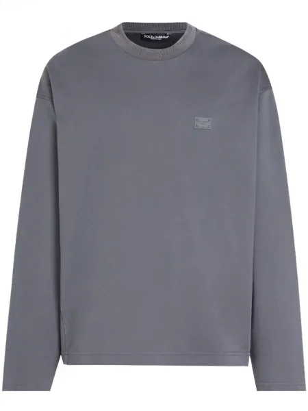 Суитчър Dolce & Gabbana от джърси сиво