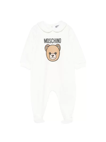 Piżama dziecięca Moschino biała
