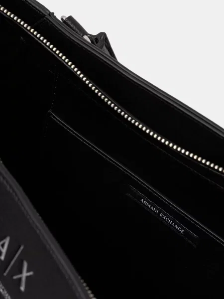 Кожаная сумка шоппер Armani Exchange