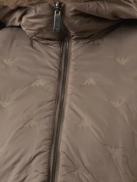 Шуба Emporio Armani коричнева