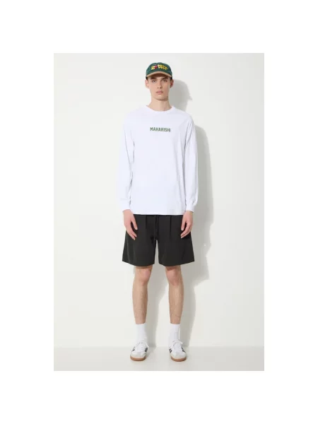 Szorty jeansowe Manastash casual czarne