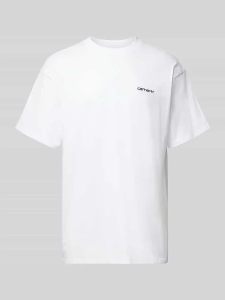 T-shirt Carhartt WIP S/S Script Embroidery T-Shirt White XXL biała