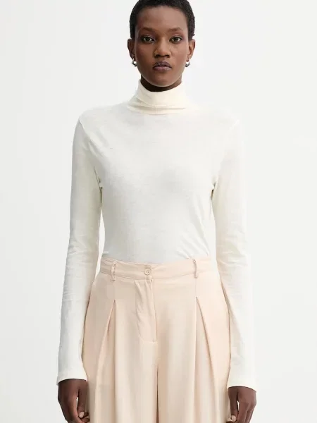 Majica z dolgimi rokavi Marc O'Polo bež