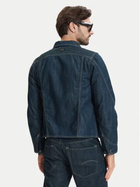 G-Star Raw Džinsinė striukė 3D Dart Tamsiai mėlyna