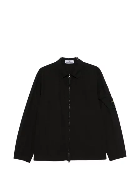 Cămașă Stone Island cu strasuri negru
