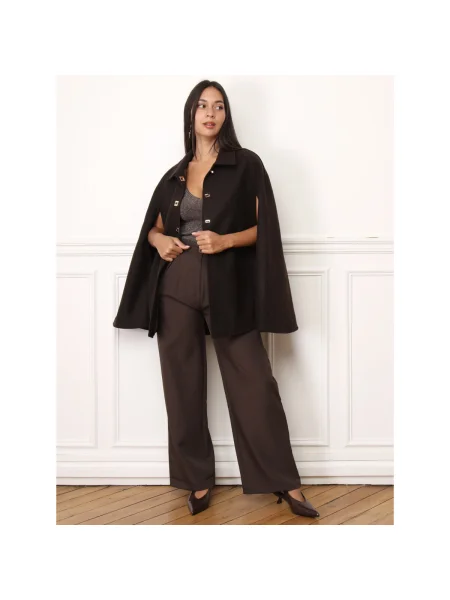 Palton La Modeuse maro