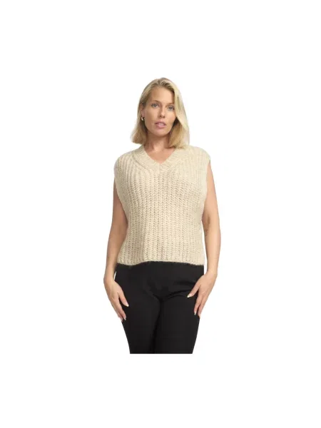 Sweter 2-biz beżowy