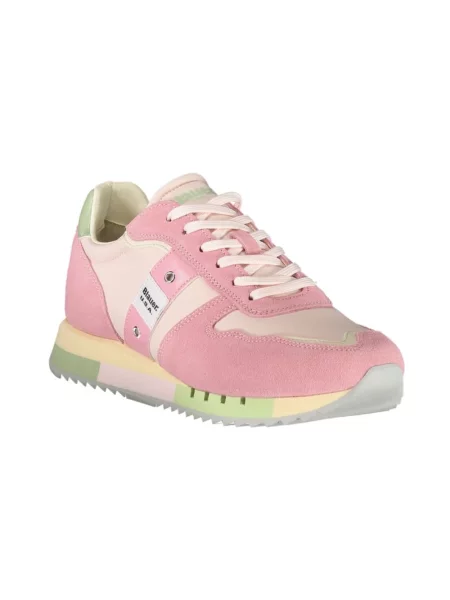 Sneakersy Blauer skórzane różowe