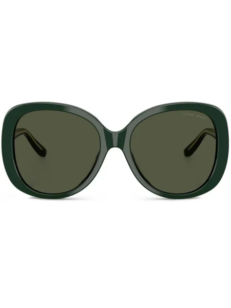 Ochelari de soare rotunzi Giorgio Armani verde