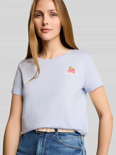 T-shirt o kroju regular fit z czystej bawełny z nadrukiem z motywem Tom Tailor Denim