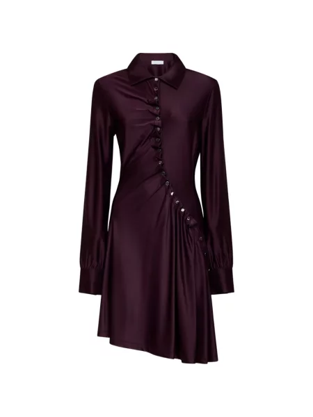 Rochie Rabanne asimetrică violet
