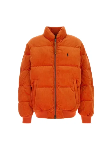 Kurtka puchowa Polo Ralph Lauren pomarańczowa