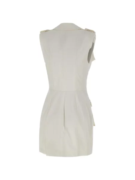 Rochie mini Elisabetta Franchi fără mâneci alb
