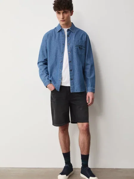 Medicine szorty jeansowe szare