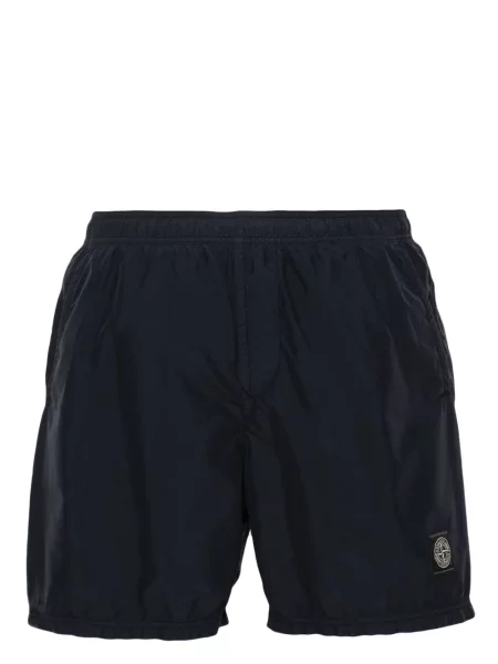 Slip de baie Stone Island cu strasuri albastru