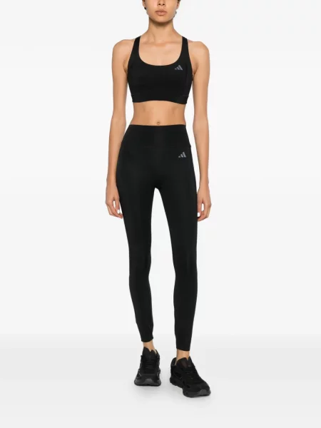 Leggings Adidas cu imagine negru