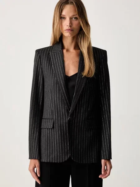Zadig&Voltaire sacou pentru femei cu vâscoză VALSER gri