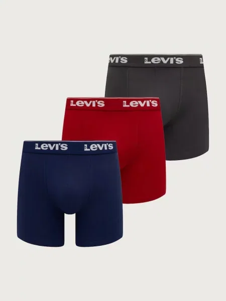 Levi's bokserki z bawełną czerwone