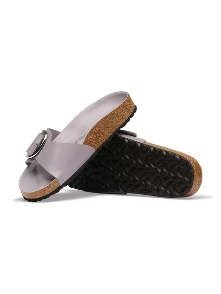 Кожаные шлепанцы Birkenstock с пряжкой