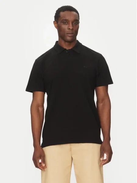 Quiksilver Tricou polo negru