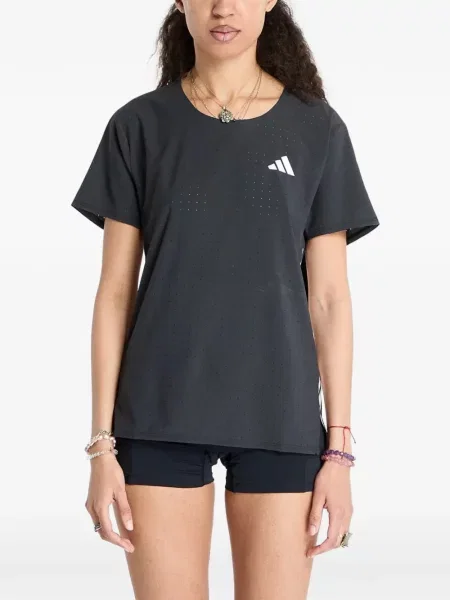 Hanorac Adidas cu imagine cu dungi alergare negru