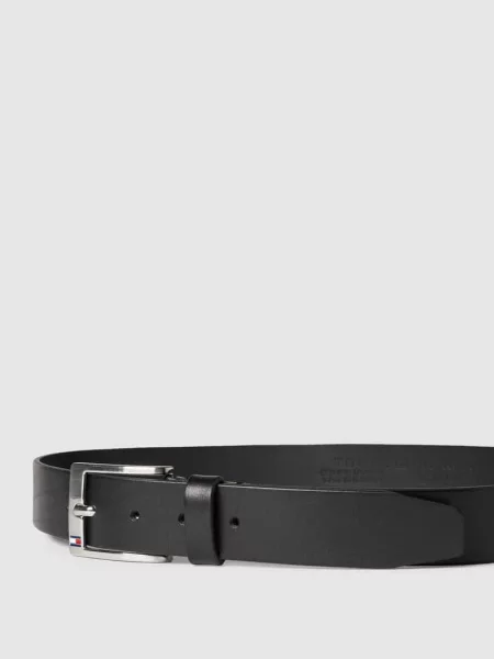 Skórzany New Aly Tommy Hilfiger czarny