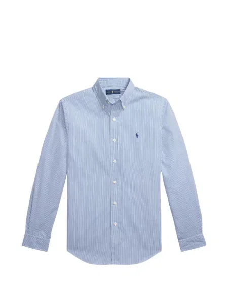 Matlasat tricou polo Polo Ralph Lauren cu decolteu rotund cu autograf roșu