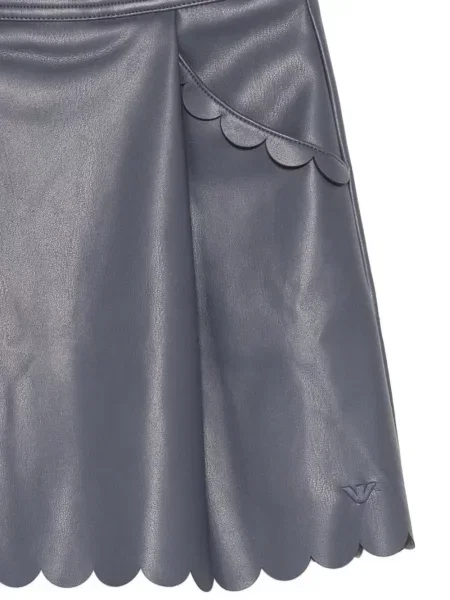 Gyerek bőrszoknya Emporio Armani szürke