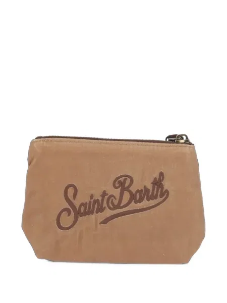 Ceruit geantă plic Mc2 Saint Barth cu broderie