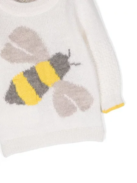 Sweter dziecięcy Gensami biały