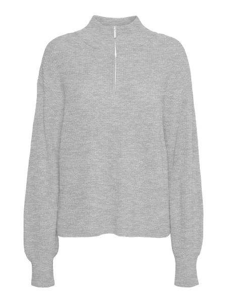 VERO MODA Sveter VMZIA' sivá
