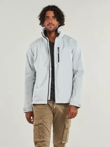 Bunda Helly Hansen s kapucňou sivá