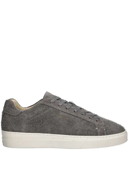 Sneakerși Filling Pieces cu șireturi din piele de căprioară gri