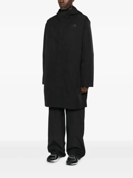 Palton The North Face cu glugă negru