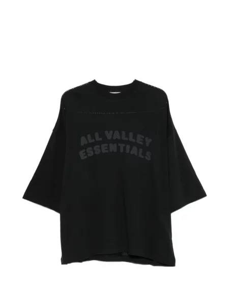 Tricou Fear Of God Essentials cu imagine plasă negru