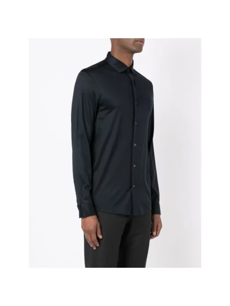 Koszula Emporio Armani niebieska